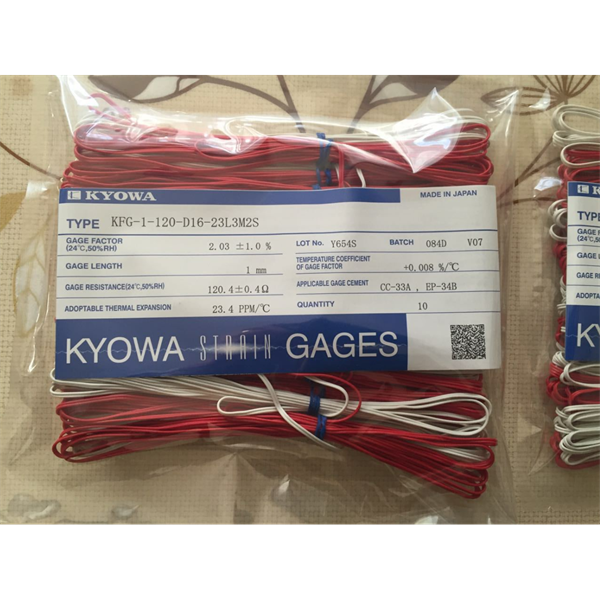 日本KYOWA共和配件耗材應(yīng)變片KFGS-2NE-120-C1-16 L30C2R