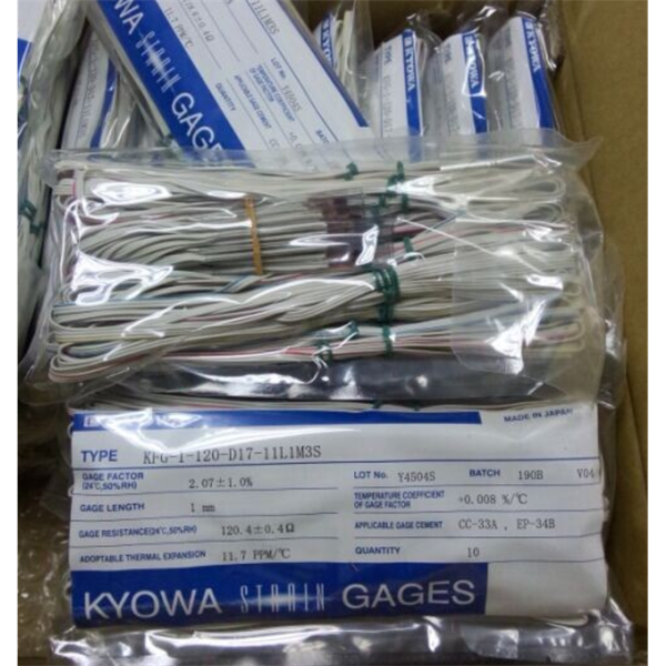 日本KYOWA共和配件耗材應(yīng)變片KFGS-2NE-120-C1-16 L30C2R