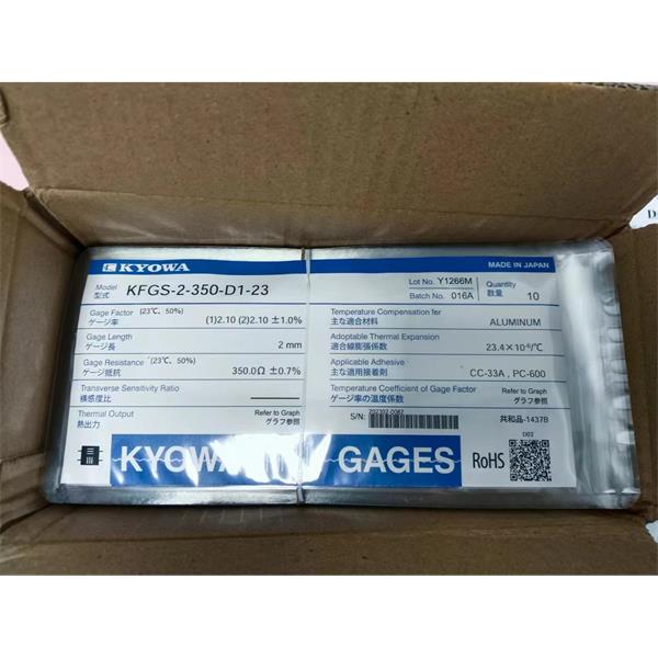 日本KYOWA應(yīng)力測量應(yīng)變片KFGS-2-350-D31-16 L15C3S