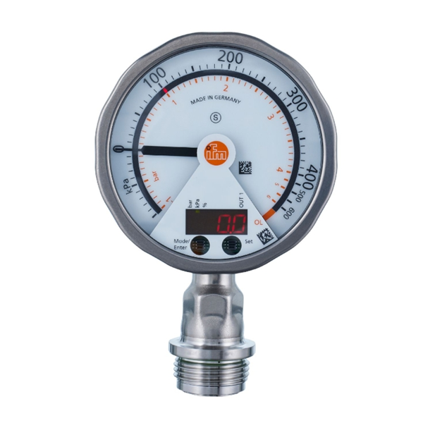 德國IFM易福門帶模擬顯示屏的齊平式壓力傳感器PG2737 PG-001-REA01-MFRKG/US/ /P