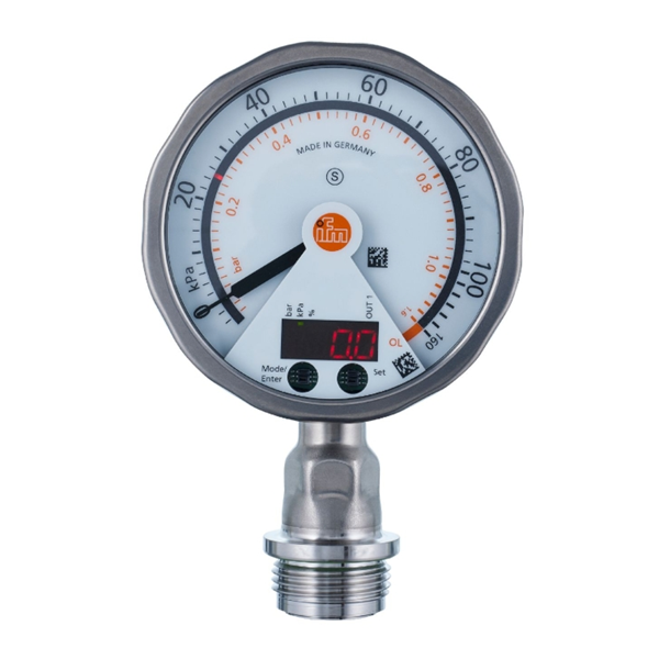 德國IFM易福門帶模擬顯示屏的齊平式壓力傳感器PG2737 PG-001-REA01-MFRKG/US/ /P