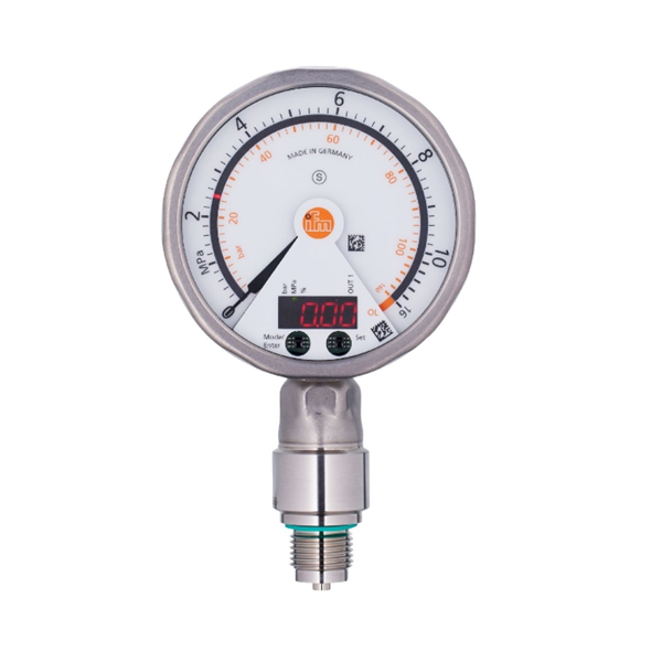 德國IFM易福門帶模擬顯示屏的齊平式壓力傳感器PG2737 PG-001-REA01-MFRKG/US/ /P