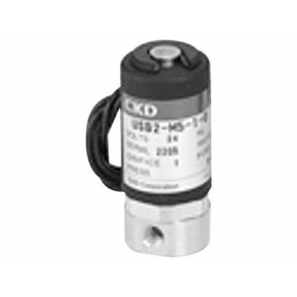CKD喜開理多種流體小型直動式2通電磁閥USB2-M5-1-DC12V