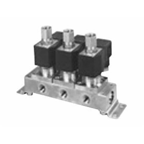 CKD喜開理多種流體直動式2通電磁集成閥GAG332-1-8-DC 24V