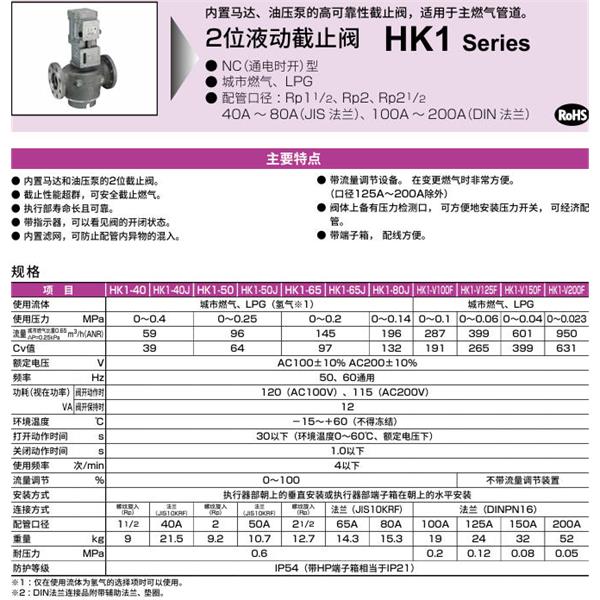 CKD喜開理液動2位置遮蔽閥HK1E-V200F-ESZZ-AC200V